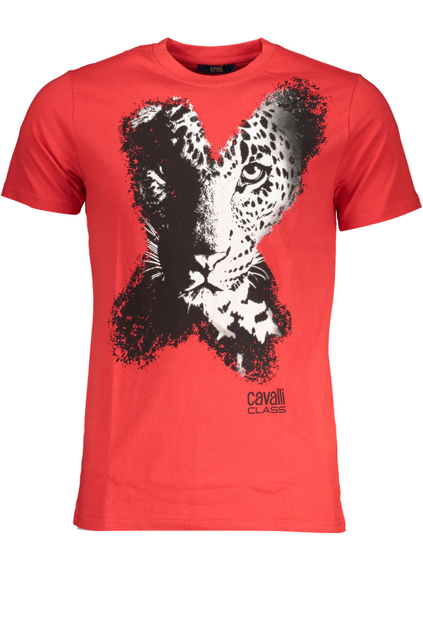 Cavalli Class T-shirts Homme Rouge - stylesgateway