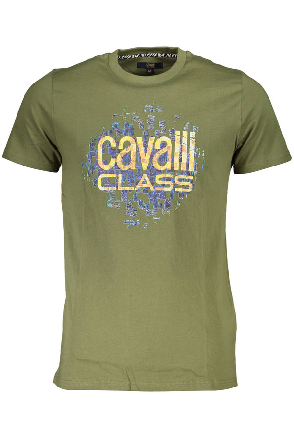 Cavalli Class T-shirts Homme Vert - stylesgateway