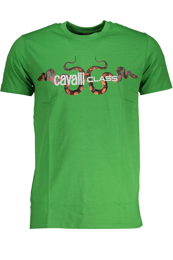 Cavalli Class T-shirts Homme Vert - stylesgateway