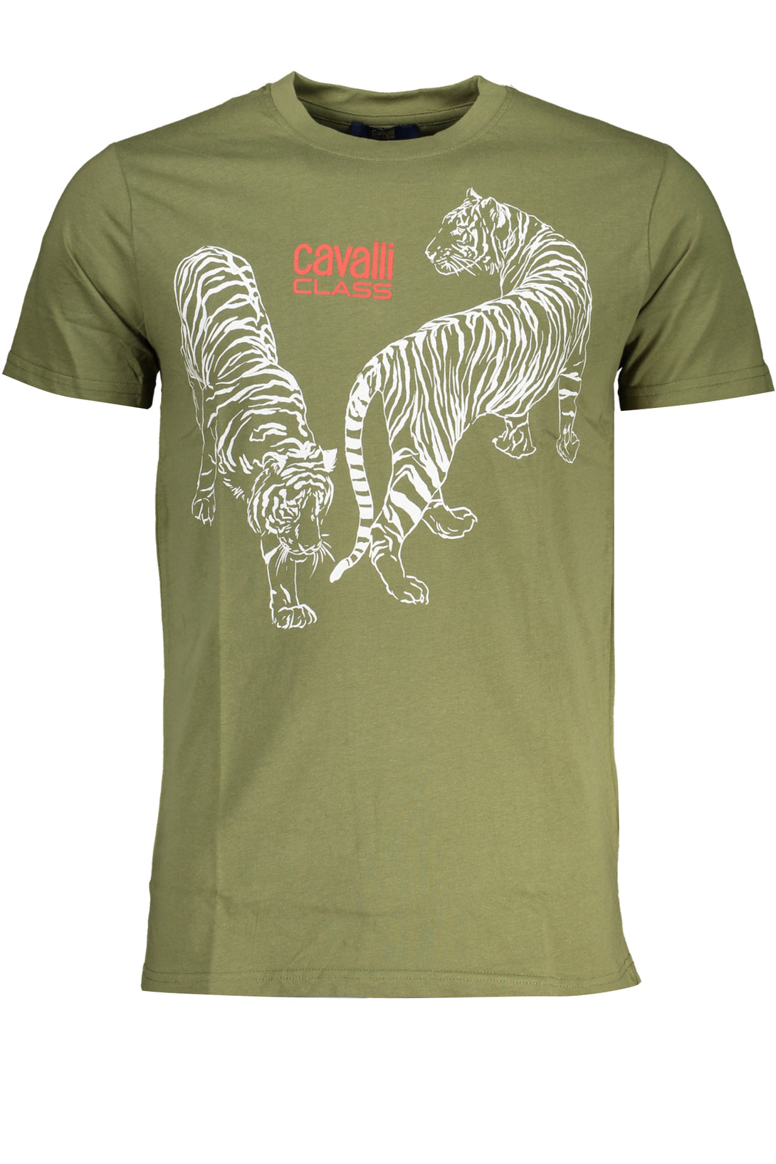 Cavalli Class T-shirts Homme Vert - stylesgateway