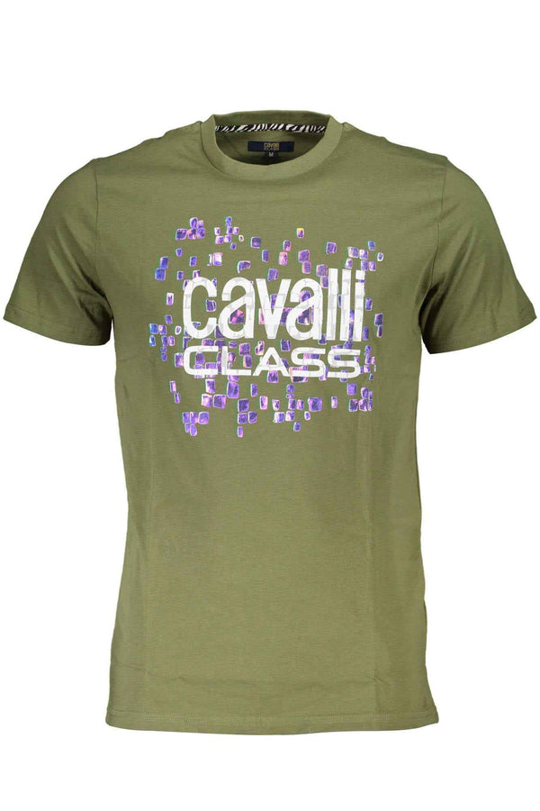Cavalli Class T-shirts Homme Vert - stylesgateway