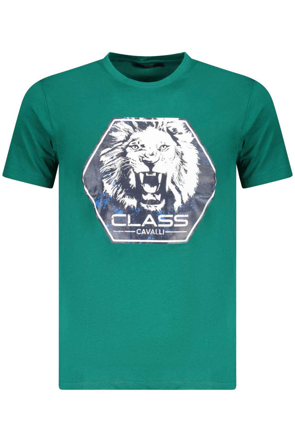 Cavalli Class T-shirts Homme Vert - stylesgateway