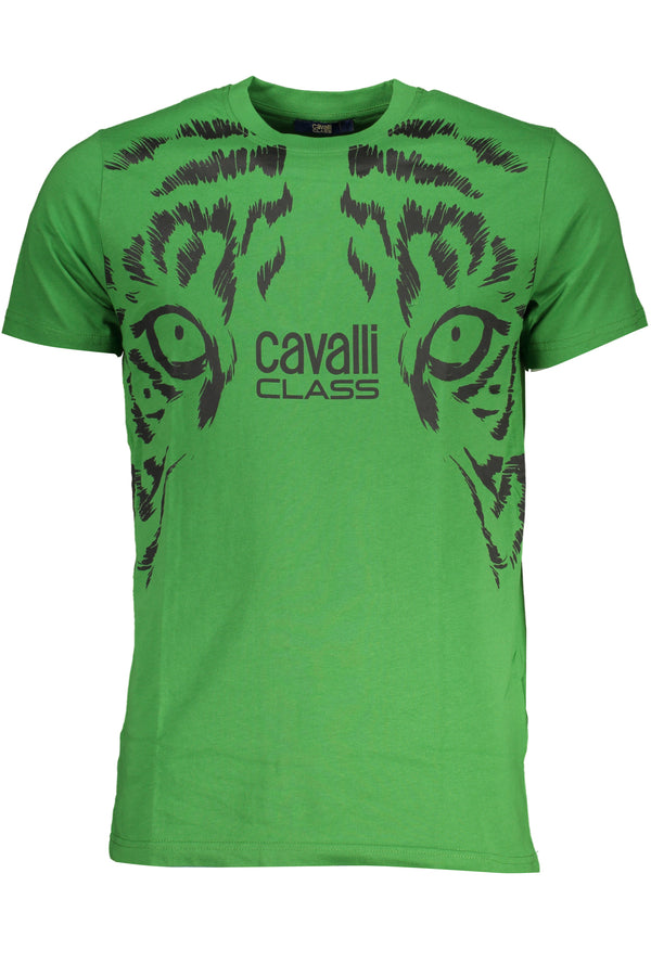 Cavalli Class T-shirts Homme Vert - stylesgateway