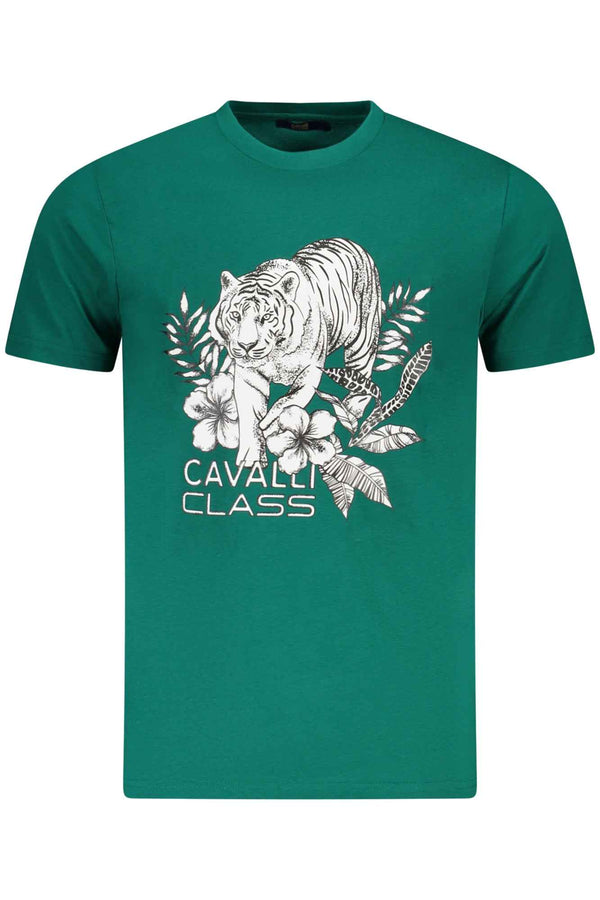 Cavalli Class T-shirts Homme Vert - stylesgateway