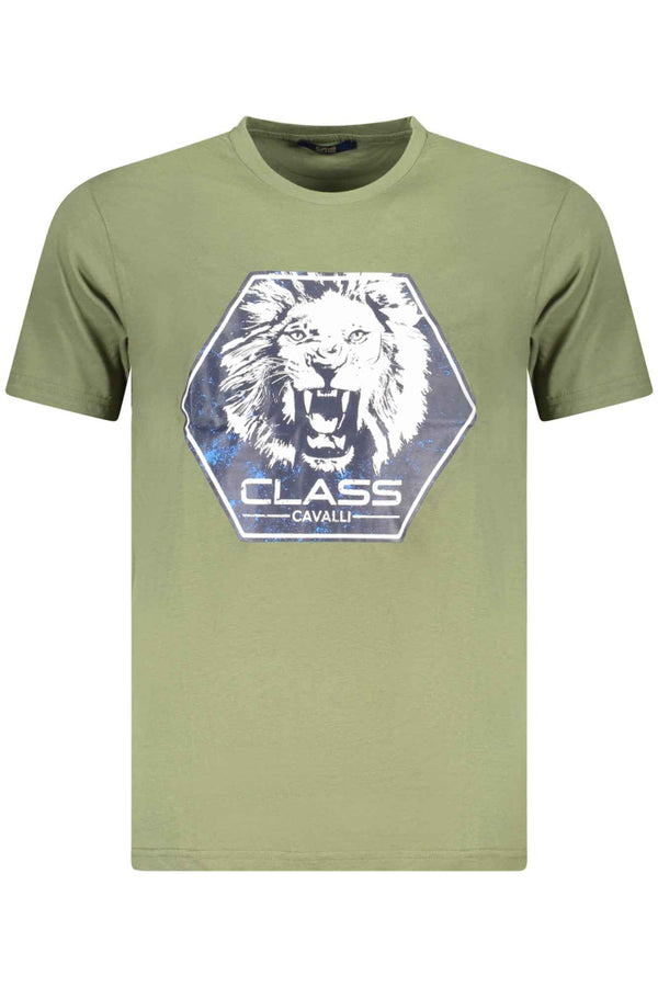 Cavalli Class T-shirts Homme Vert - stylesgateway