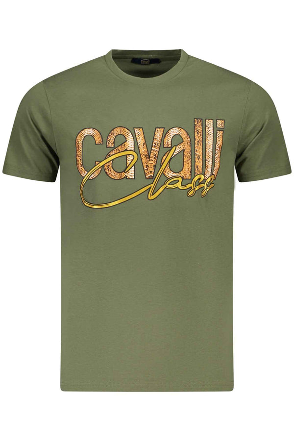 Cavalli Class T-shirts Homme Vert - stylesgateway