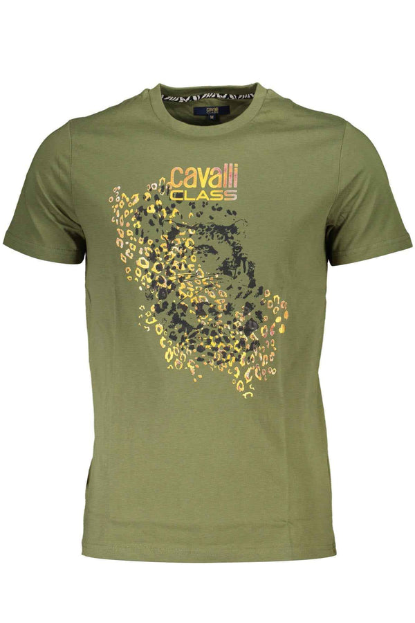 Cavalli Class T-shirts Homme Vert - stylesgateway