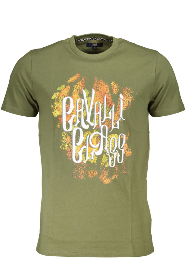 Cavalli Class T-shirts Homme Vert - stylesgateway
