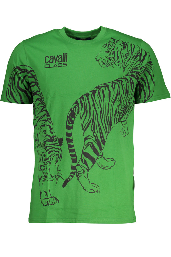 Cavalli Class T-shirts Homme Vert - stylesgateway