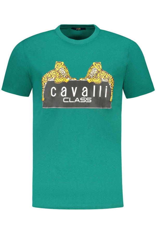 Cavalli Class T-shirts Homme Vert - stylesgateway