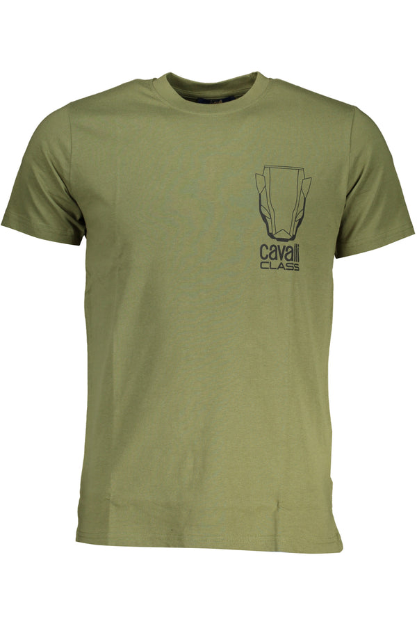 Cavalli Class T-shirts Homme Vert - stylesgateway