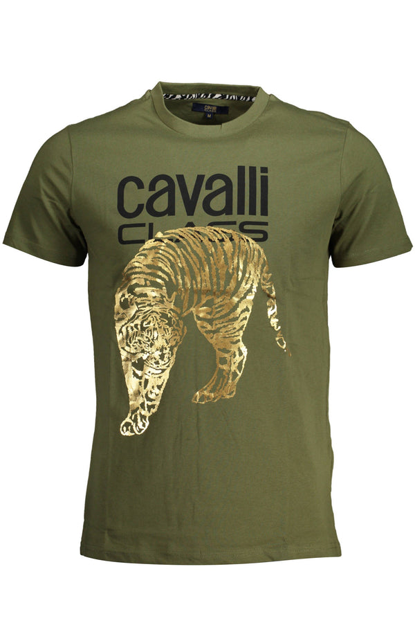 Cavalli Class T-shirts Homme Vert - stylesgateway