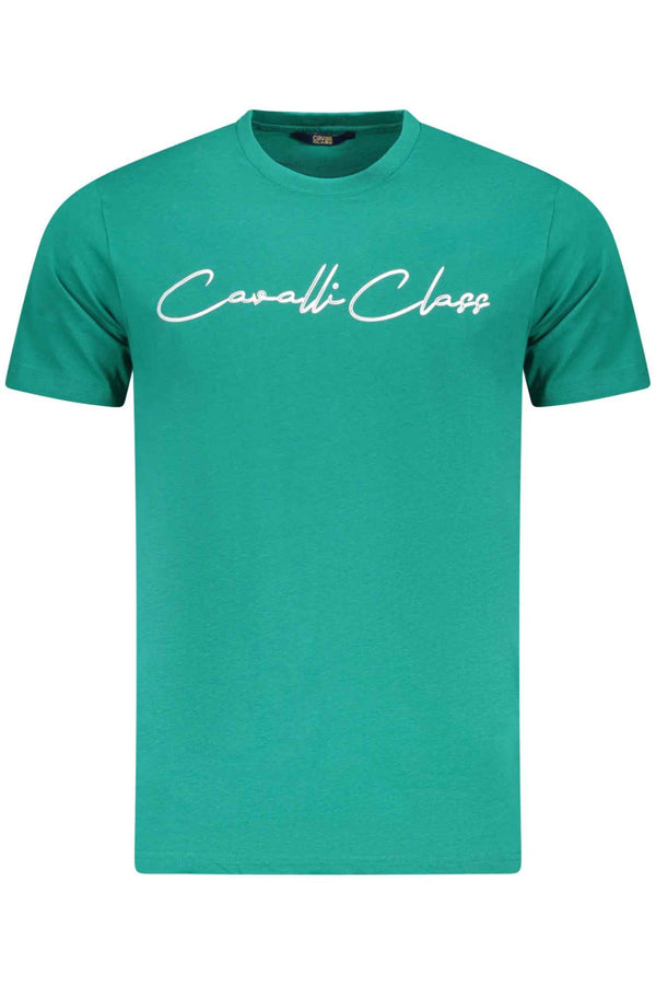 Cavalli Class T-shirts Homme Vert - stylesgateway