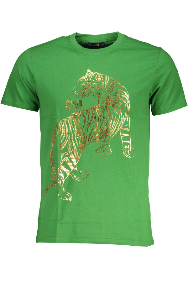 Cavalli Class T-shirts Homme Vert - stylesgateway