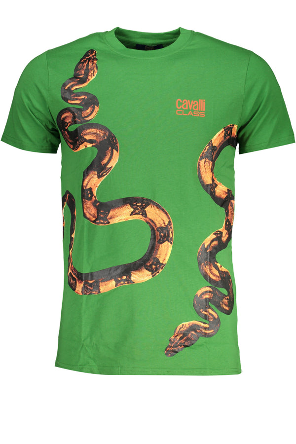 Cavalli Class T-shirts Homme Vert - stylesgateway