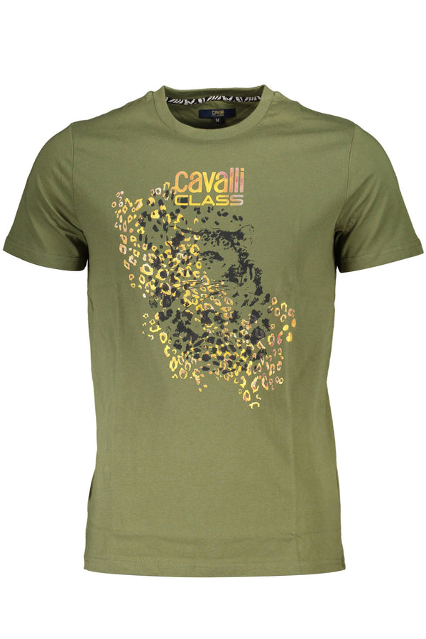 Cavalli Class T-shirts Homme Vert - stylesgateway