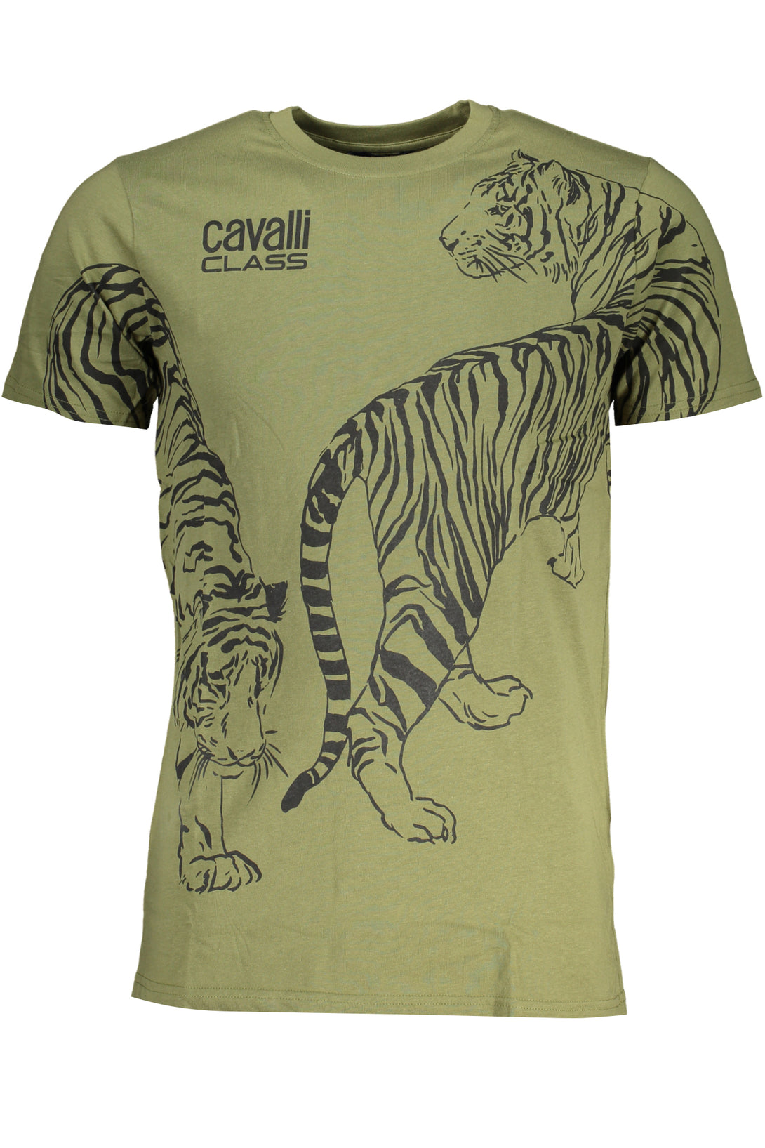 Cavalli Class T-shirts Homme Vert - stylesgateway