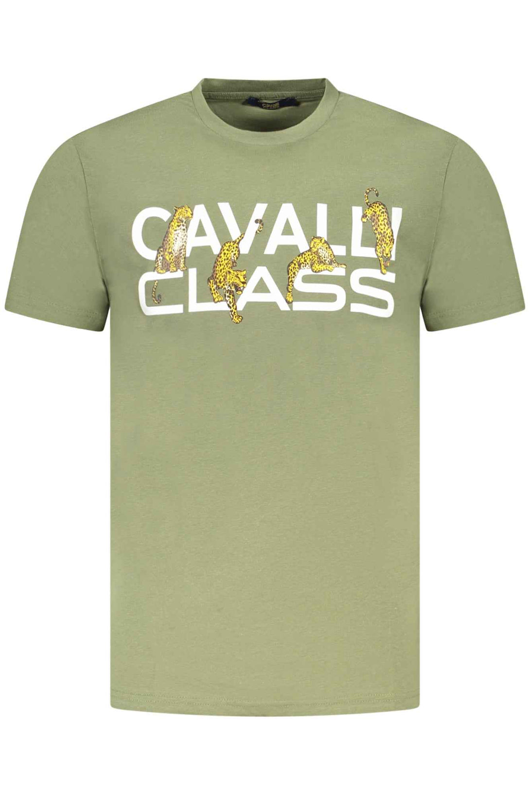 Cavalli Class T-shirts Homme Vert - stylesgateway