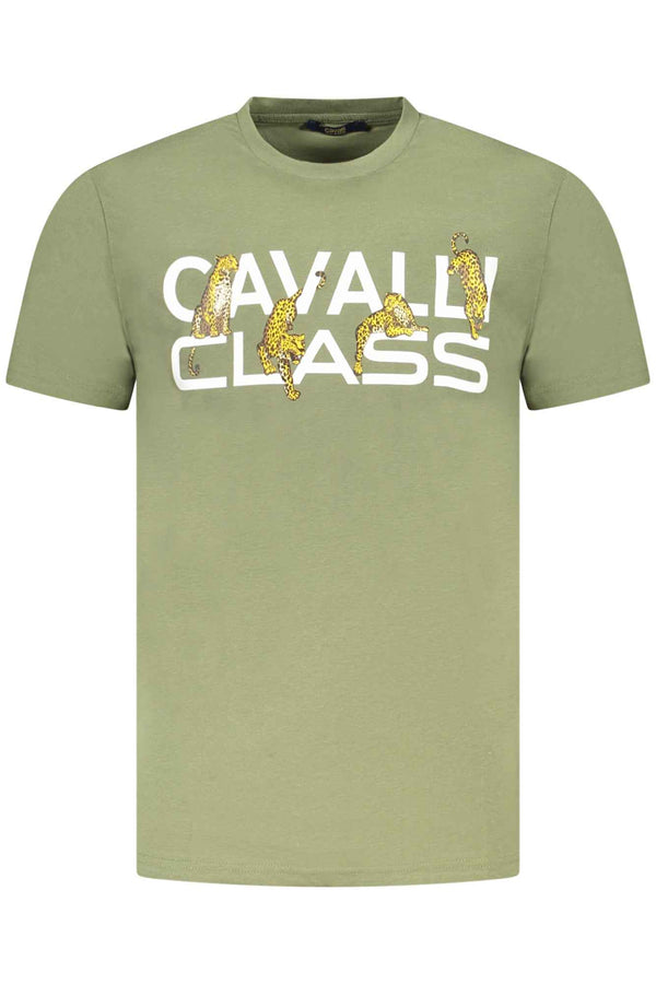 Cavalli Class T-shirts Homme Vert - stylesgateway