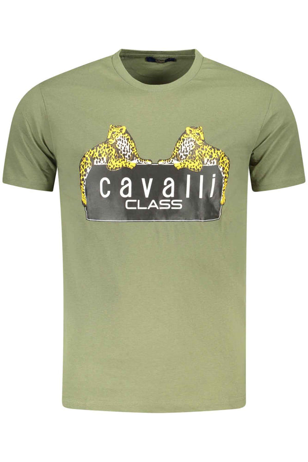 Cavalli Class T-shirts Homme Vert - stylesgateway