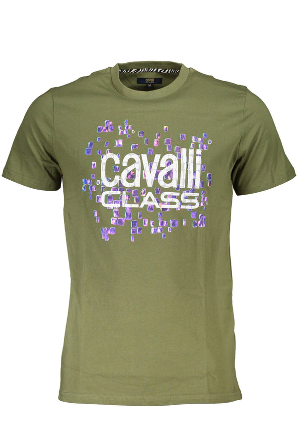 Cavalli Class T-shirts Homme Vert - stylesgateway