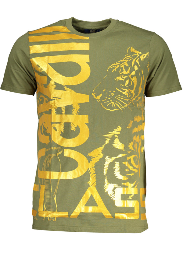 Cavalli Class T-shirts Homme Vert - stylesgateway