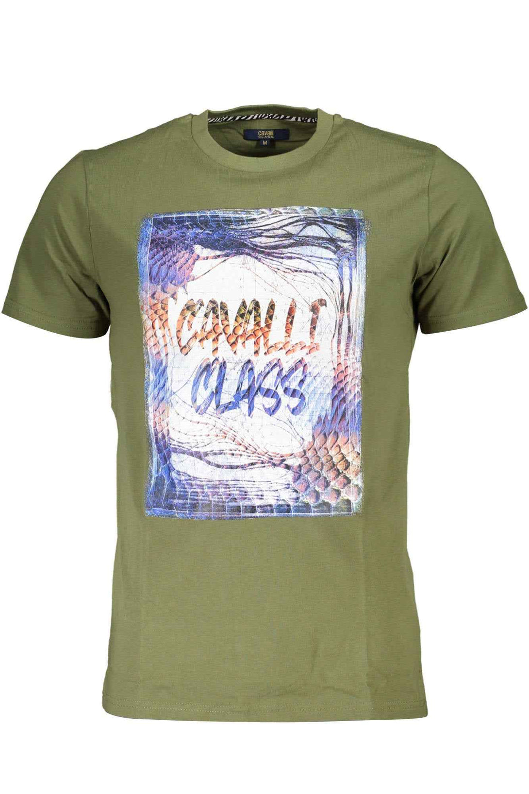 Cavalli Class T-shirts Homme Vert - stylesgateway