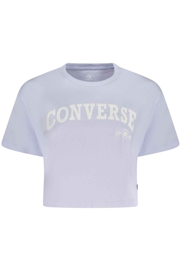 Converse T-shirts Femme Violet - stylesgateway