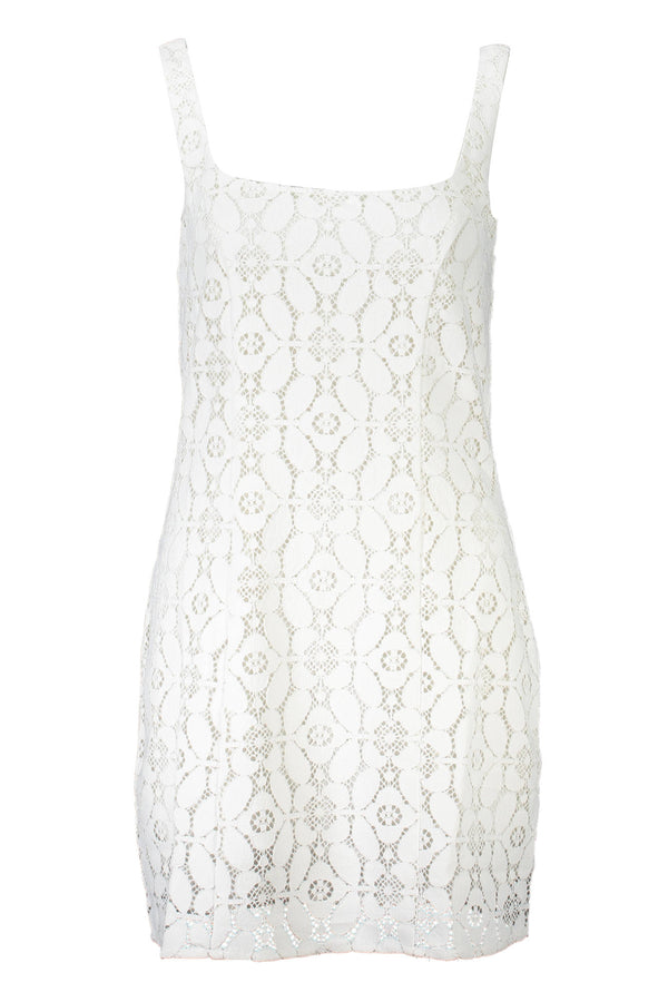 Desigual Robes Femme Blanc - stylesgateway