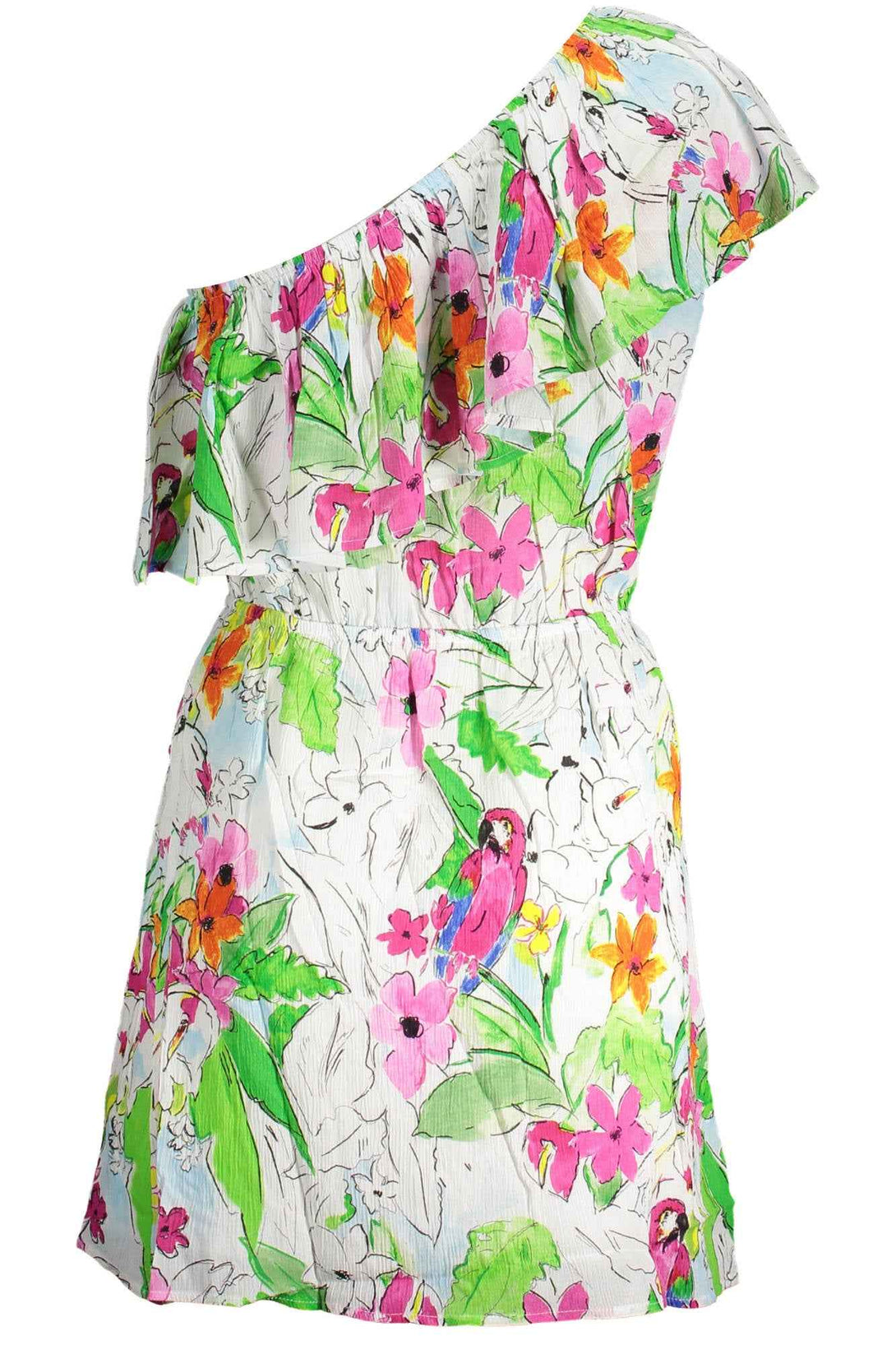 Desigual Robes Femme Blanc - stylesgateway