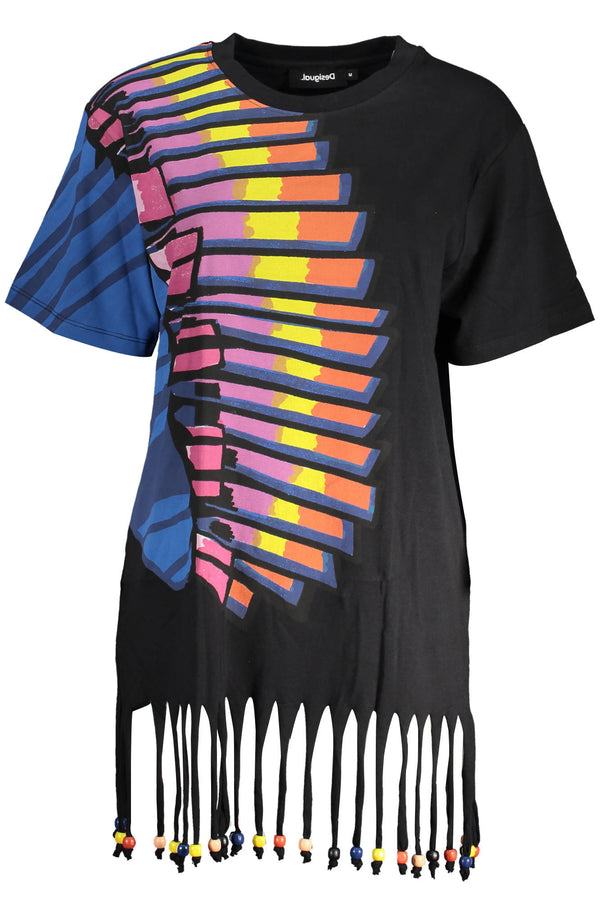 Desigual Robes Femme Noir - stylesgateway