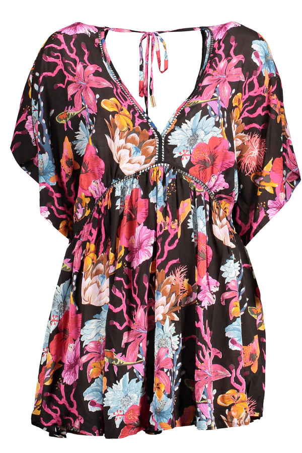 Desigual Robes Femme Noir - stylesgateway