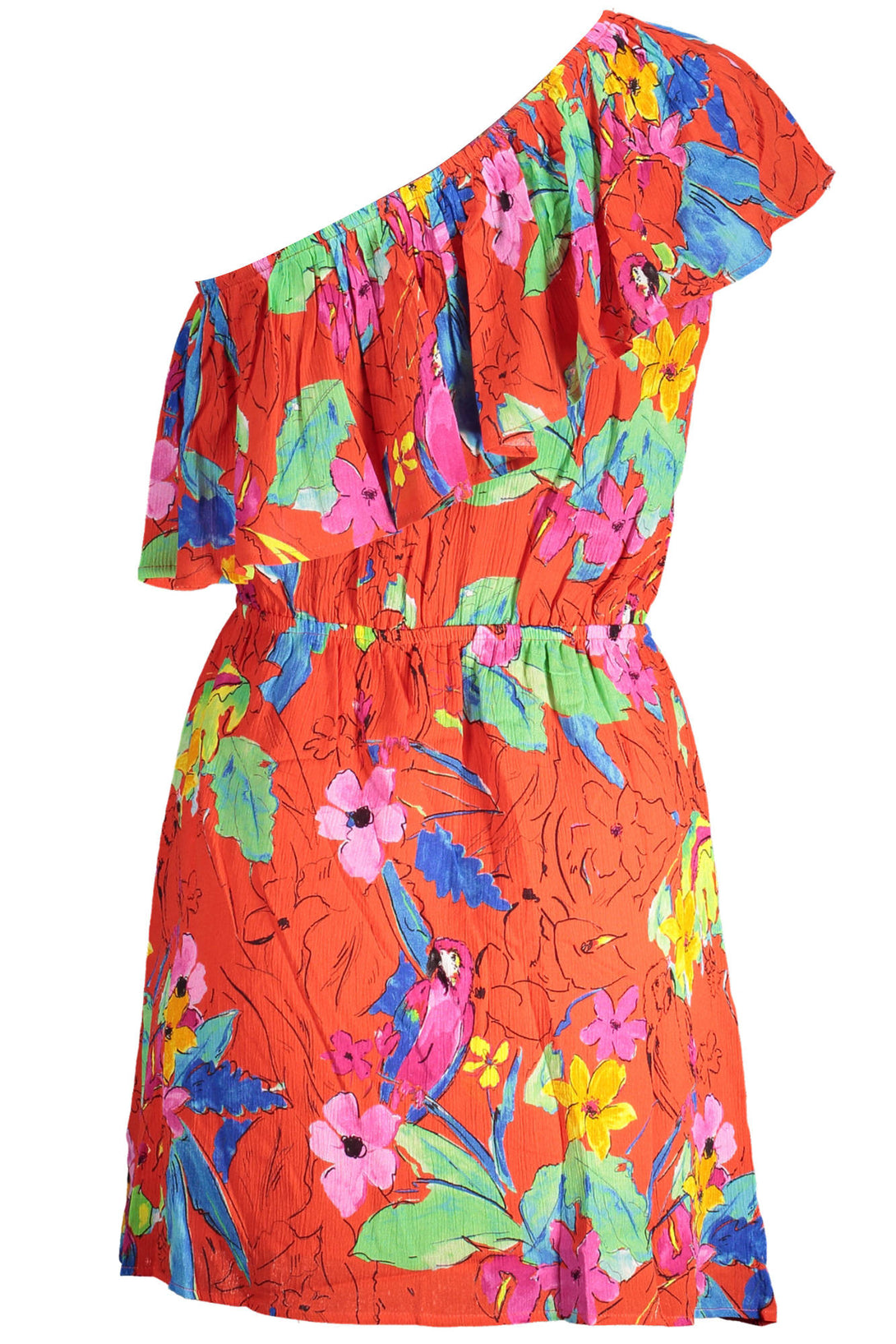 Desigual Robes Femme Rouge - stylesgateway
