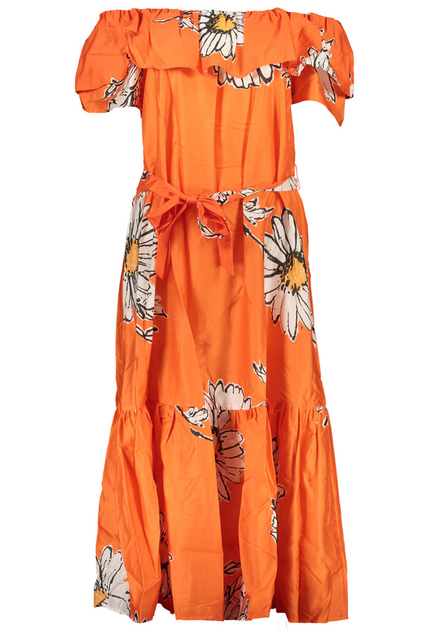 Desigual Robes Femme Orange - stylesgateway