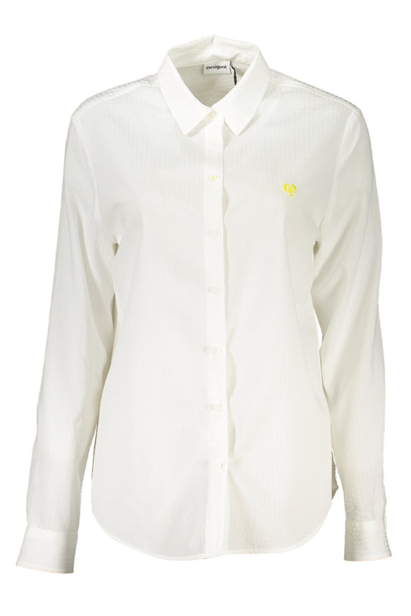 Desigual Chemises Femme Blanc - stylesgateway