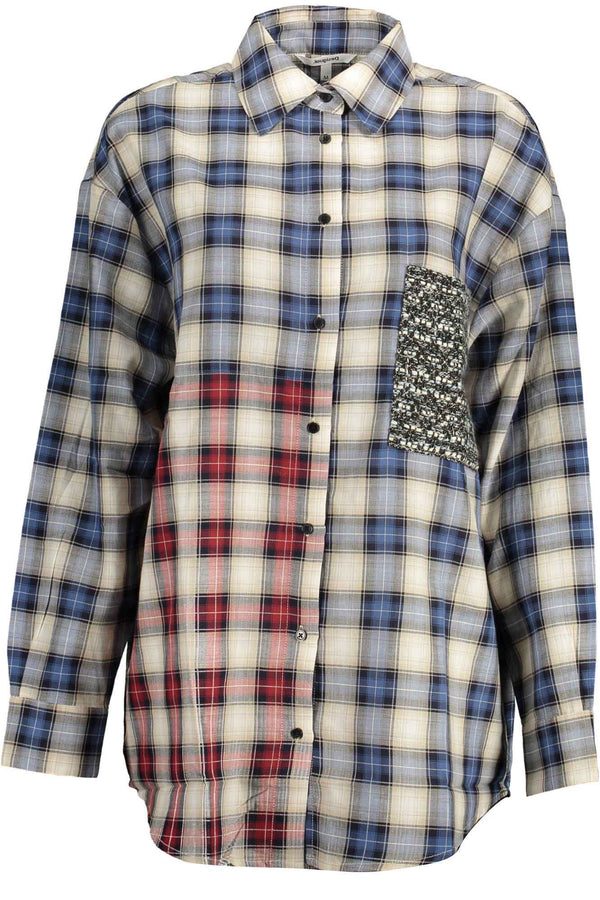Desigual Chemises Femme Bleu - stylesgateway