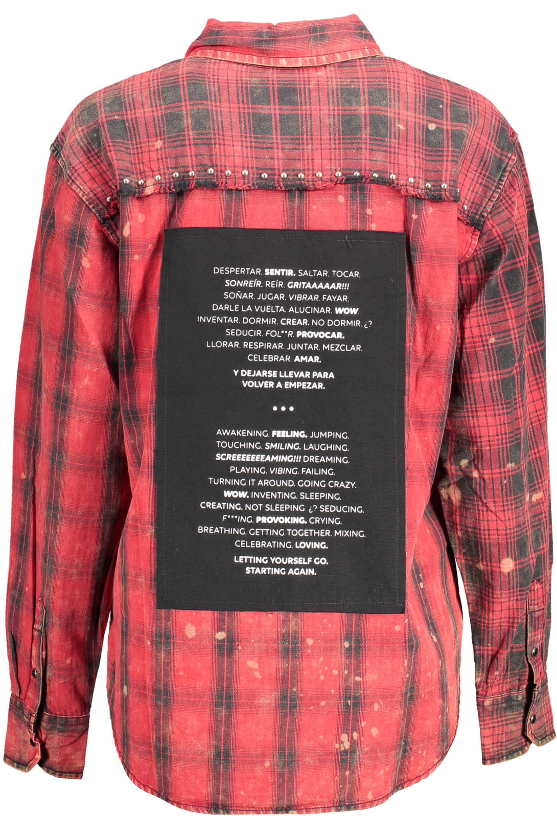 Desigual Chemises Femme Rouge - stylesgateway