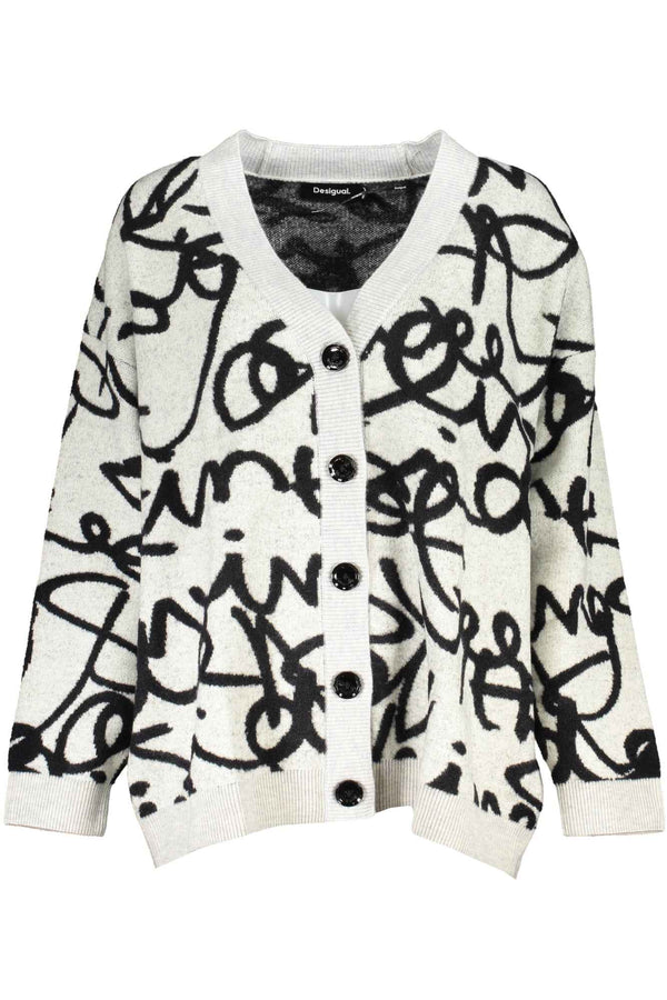 Desigual Sweaters Femme Blanc - stylesgateway