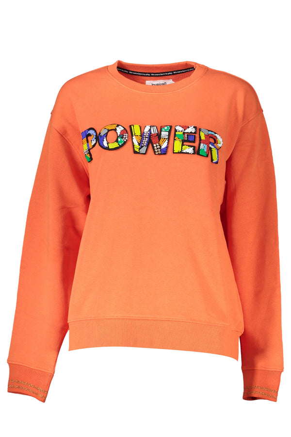 Desigual Sweatshirts Femme Orange - stylesgateway