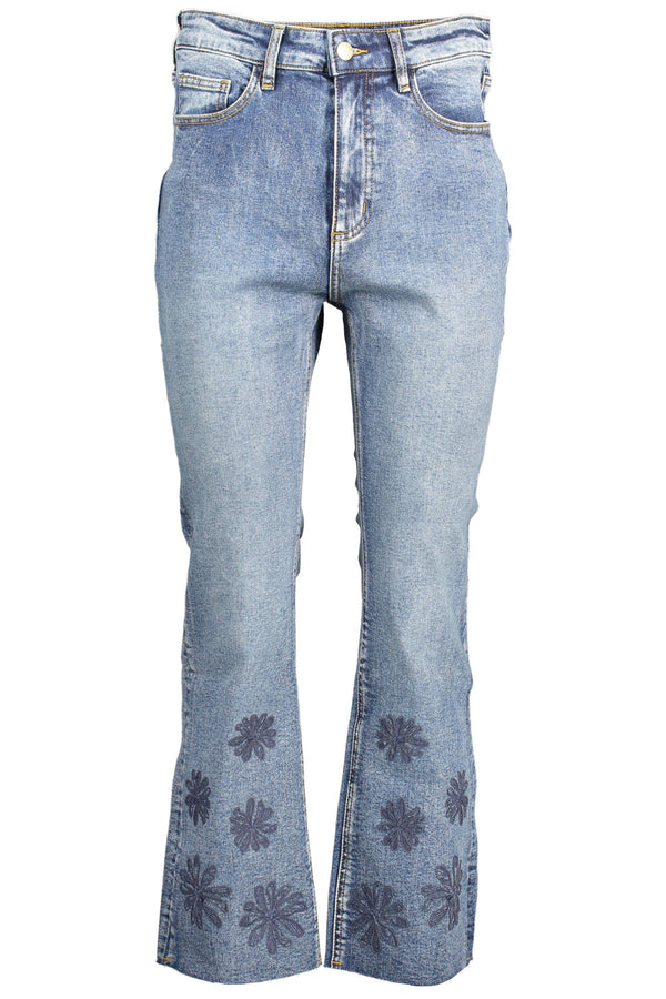 Desigual Jeans Femme Bleu - stylesgateway