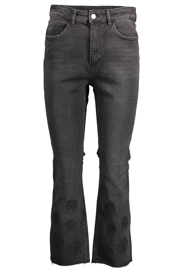 Desigual Jeans Femme Noir - stylesgateway
