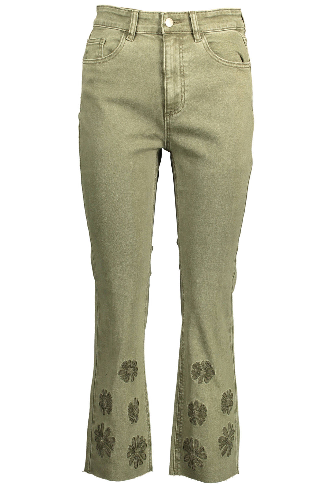 Desigual Jeans Femme Vert - stylesgateway