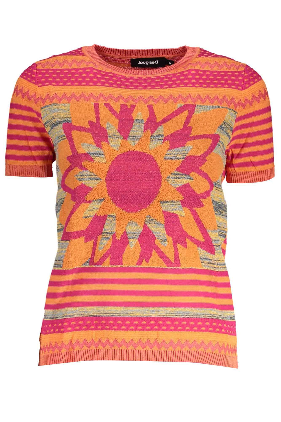 Desigual Sweaters Femme Orange - stylesgateway