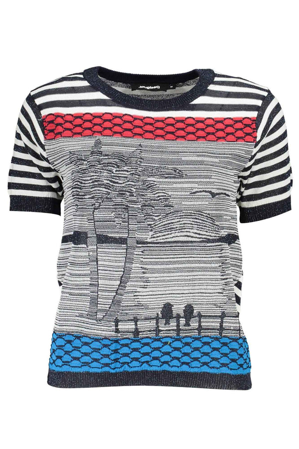 Desigual Sweaters Femme Bleu - stylesgateway