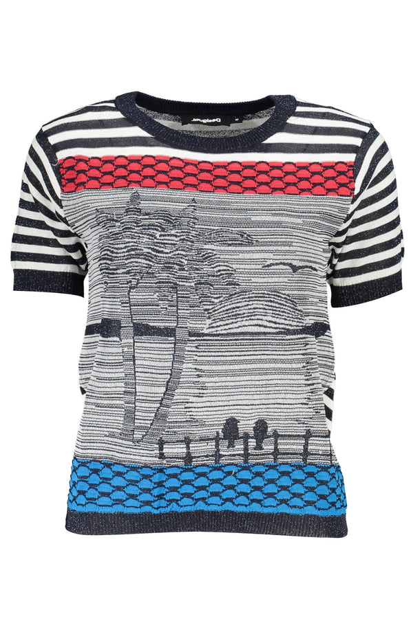Desigual Sweaters Femme Bleu - stylesgateway