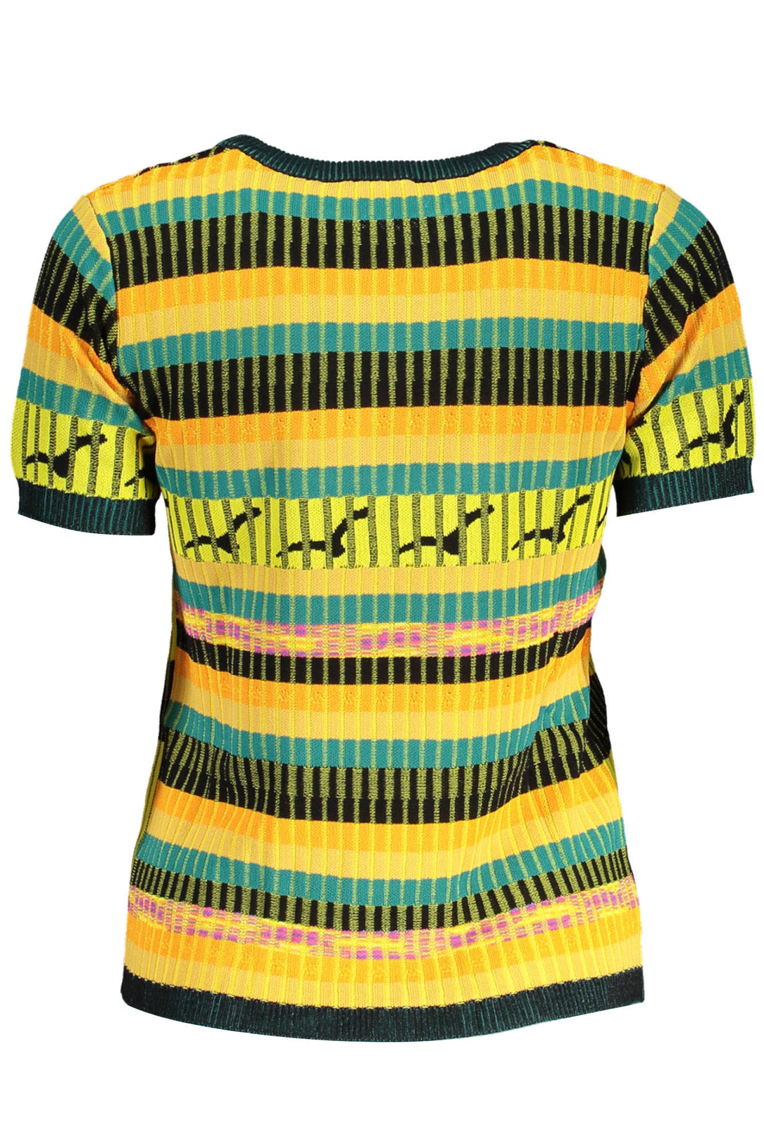 Desigual Sweaters Femme Jaune - stylesgateway