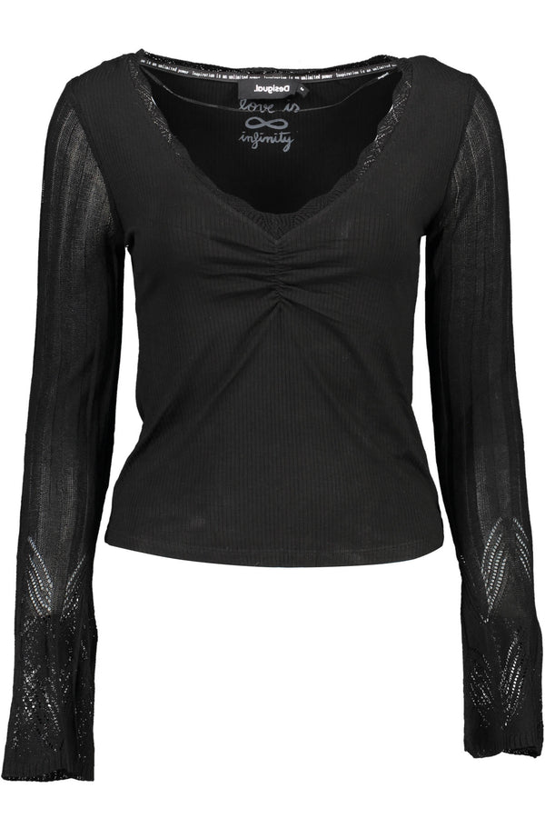 Desigual Sweaters Femme Noir - stylesgateway