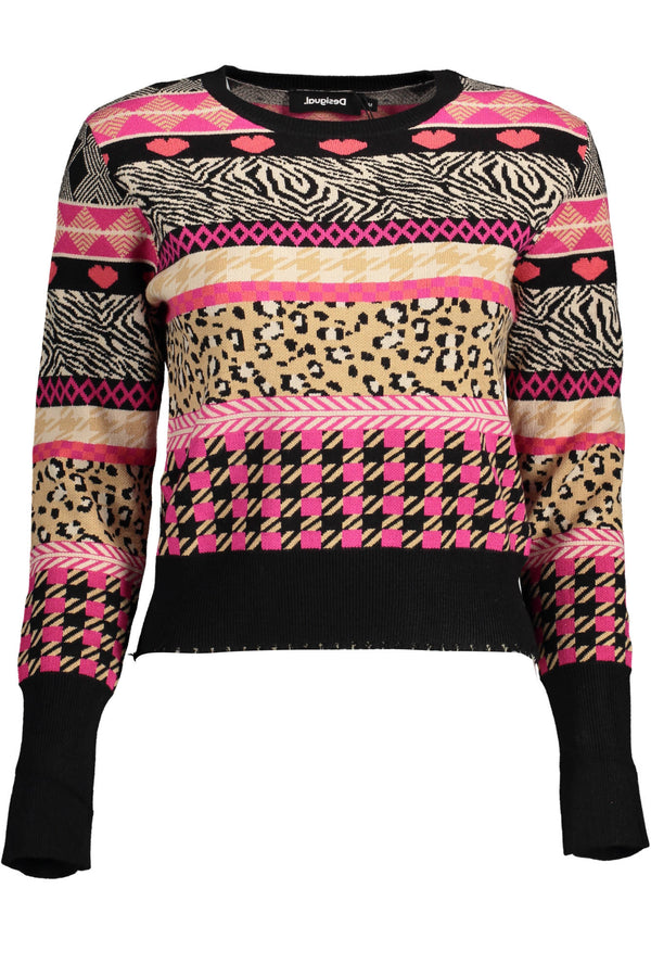 Desigual Sweaters Femme Noir - stylesgateway