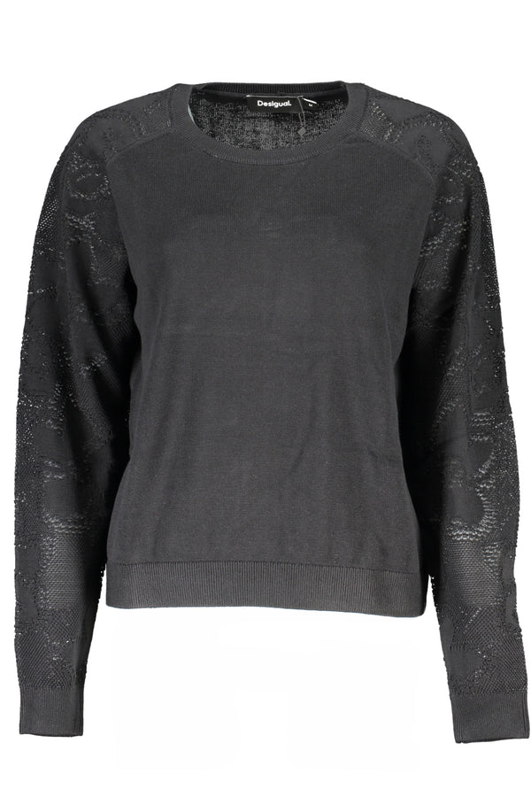 Desigual Sweaters Femme Noir - stylesgateway