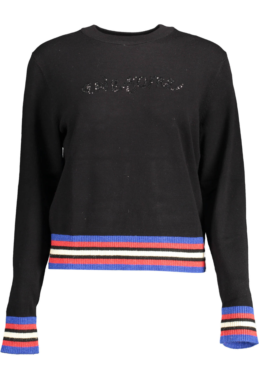 Desigual Sweaters Femme Noir - stylesgateway